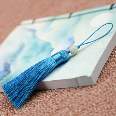 2 buc/lot 8 cm Bowler scurt grăsime ciucuri mătase franjuri breton ciucuri cheie agățat ciucuri pentru perdele accesorii de decorare a casei