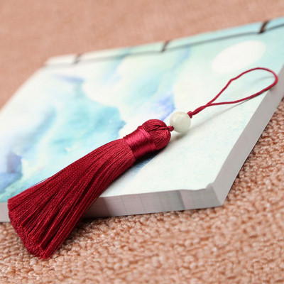 2 buc/lot 8 cm Bowler scurt grăsime ciucuri mătase franjuri breton ciucuri cheie agățat ciucuri pentru perdele accesorii de decorare a casei