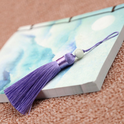 2 buc/lot 8 cm Bowler scurt grăsime ciucuri mătase franjuri breton ciucuri cheie agățat ciucuri pentru perdele accesorii de decorare a casei