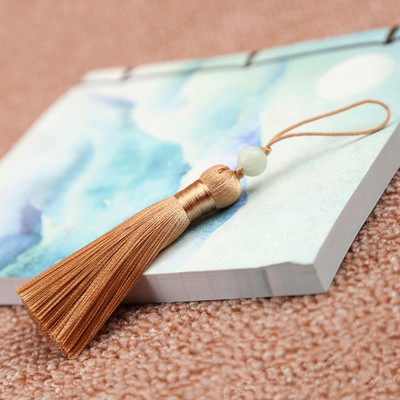 2 buc/lot 8 cm Bowler scurt grăsime ciucuri mătase franjuri breton ciucuri cheie agățat ciucuri pentru perdele accesorii de decorare a casei