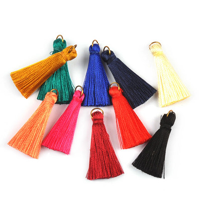 10 komada šarenih mini privjesaka s resama DIY Party Viseći prstenovi Užadi Obrubi odjeće Zavjese Nakit Dekoracije Rese Čipka C3203