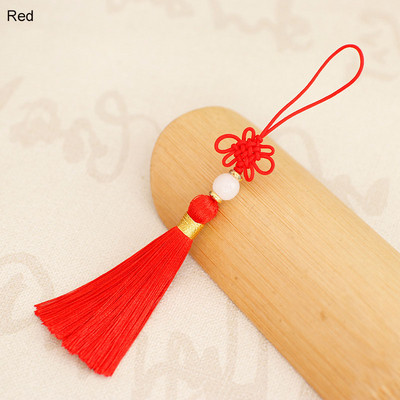 5gab./partija Ķīniešu mezglu pušķis zīda bārkstis sprādzieni Pušķu dekorēšana Pušķi zīda pušķiem Ķīniešu īpašības Dāvanu rotājumi