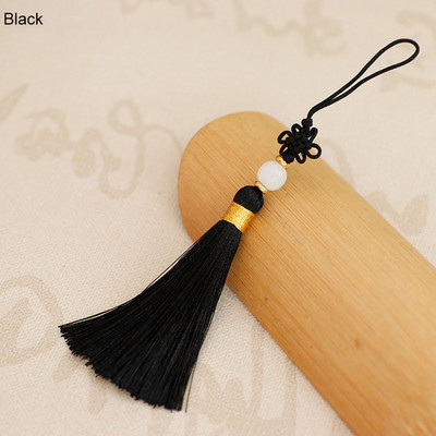 5gab./partija Ķīniešu mezglu pušķis zīda bārkstis sprādzieni Pušķu dekorēšana Pušķi zīda pušķiem Ķīniešu īpašības Dāvanu rotājumi