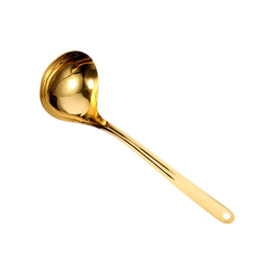 Karote Nerūsējošais tērauds ar noapaļotām malām Karotes Nedeformējas Atkārtoti lietojamas Viegli kopjams Liekšķere Restorāns Virtuves Instrumenti Zupas putra