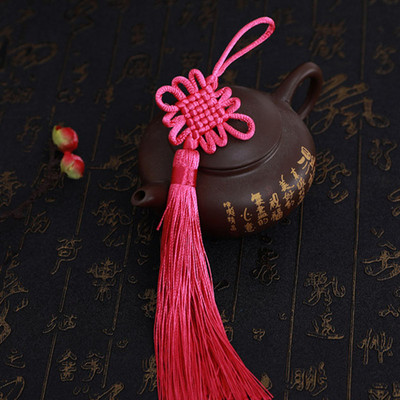 Ķīniešu mezglu pušķi Spike Gluds poliestera pušķis Rokdarbi DIY Dekorācijas Šūšana Mājas apdares aksesuāri Kāzu ballīte