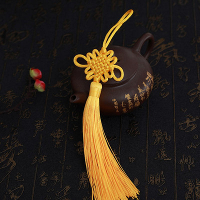 Ķīniešu mezglu pušķi Spike Gluds poliestera pušķis Rokdarbi DIY Dekorācijas Šūšana Mājas apdares aksesuāri Kāzu ballīte