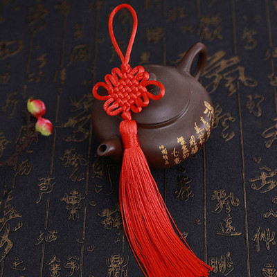 Ķīniešu mezglu pušķi Spike Gluds poliestera pušķis Rokdarbi DIY Dekorācijas Šūšana Mājas apdares aksesuāri Kāzu ballīte