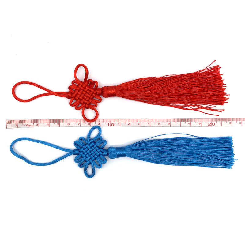 Ķīniešu mezglu pušķi Spike Gluds poliestera pušķis Rokdarbi DIY Dekorācijas Šūšana Mājas apdares aksesuāri Kāzu ballīte