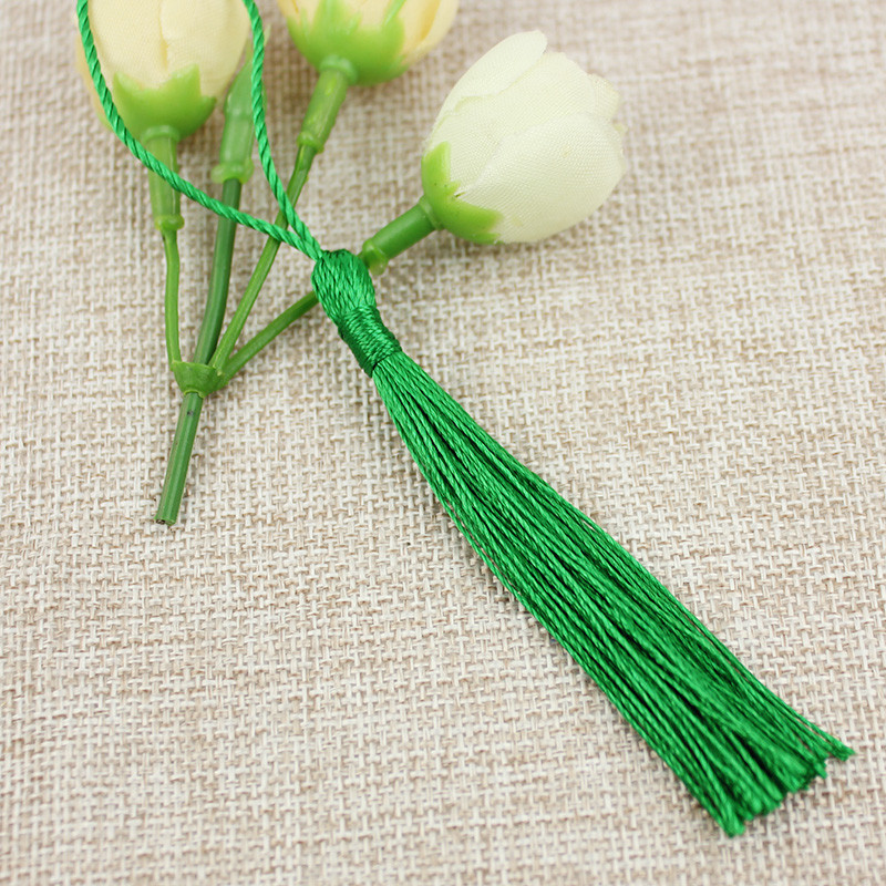 50gab 13cm roku darbs poliestera zīda pušķis rotaslietām atslēgu piekariņš Mobilā tālruņa siksniņas Mājas kāzu dekors Amatniecība Aizkari Aksesuāri