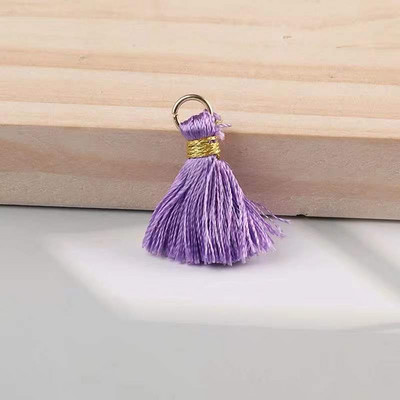 ISequins 10 gab/partija 2 cm mini zīdainu pušķu krāsas mazo pušķu rotaslietas diy aizkaru atslēgu piekariņu soma kulonu dekorēšanas piederumi