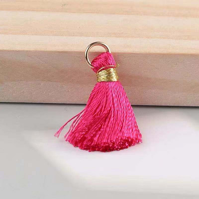 ISequins 10 gab/partija 2 cm mini zīdainu pušķu krāsas mazo pušķu rotaslietas diy aizkaru atslēgu piekariņu soma kulonu dekorēšanas piederumi