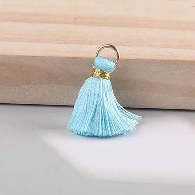 ISequins 10 gab/partija 2 cm mini zīdainu pušķu krāsas mazo pušķu rotaslietas diy aizkaru atslēgu piekariņu soma kulonu dekorēšanas piederumi