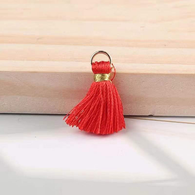 ISequins 10 gab/partija 2 cm mini zīdainu pušķu krāsas mazo pušķu rotaslietas diy aizkaru atslēgu piekariņu soma kulonu dekorēšanas piederumi