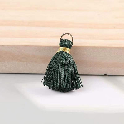 ISequins 10 gab/partija 2 cm mini zīdainu pušķu krāsas mazo pušķu rotaslietas diy aizkaru atslēgu piekariņu soma kulonu dekorēšanas piederumi