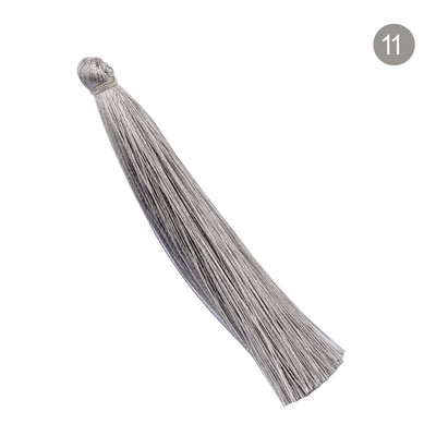 15gab 9cm gari kokvilnas zīda pušķi Auskari piekariņi piekariņi satīna pušķi DIY rotaslietu iegūšanai