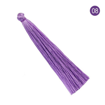 15gab 9cm gari kokvilnas zīda pušķi Auskari piekariņi piekariņi satīna pušķi DIY rotaslietu iegūšanai