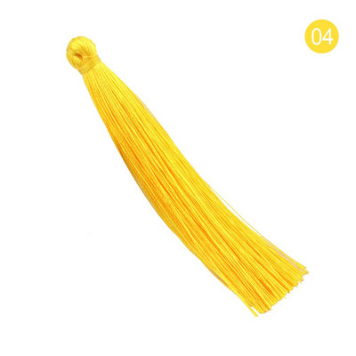 15gab 9cm gari kokvilnas zīda pušķi Auskari piekariņi piekariņi satīna pušķi DIY rotaslietu iegūšanai