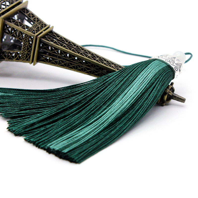 1vnt 100 mm įvairiaspalvis kutas ledinis šilkas, kabantis ausyje, pasidaryk pats, drabužiai pagal užsakymą namų dekoravimo priedai Medžiaga pakabukas