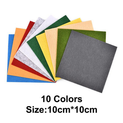 10/40 gab. Neaustu rokdarbu filca audumu savārstījumu audumu saišķis bērniem Scrapbooking lelles šūšanas amatniecība