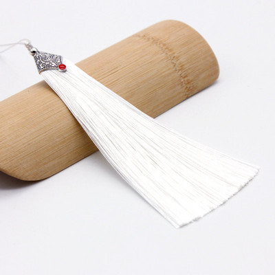 2Gb Zivju mutes pušķis ledus zīda poliestera metāla vāciņš grāmatzīme piekarināma auss diy rotaslietas dekorēšanas piederumi ķīniešu mezglu pušķis