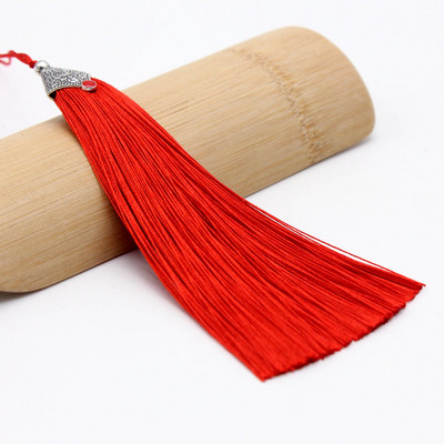 2Gb Zivju mutes pušķis ledus zīda poliestera metāla vāciņš grāmatzīme piekarināma auss diy rotaslietas dekorēšanas piederumi ķīniešu mezglu pušķis