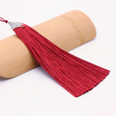 2Gb Zivju mutes pušķis ledus zīda poliestera metāla vāciņš grāmatzīme piekarināma auss diy rotaslietas dekorēšanas piederumi ķīniešu mezglu pušķis