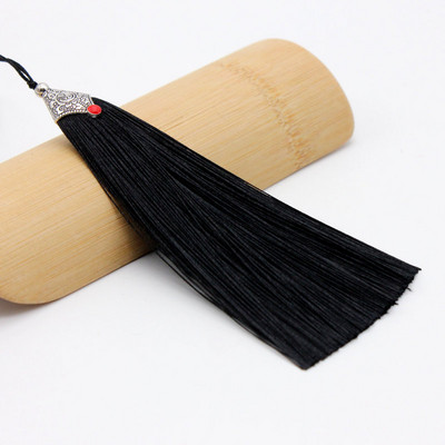 2Gb Zivju mutes pušķis ledus zīda poliestera metāla vāciņš grāmatzīme piekarināma auss diy rotaslietas dekorēšanas piederumi ķīniešu mezglu pušķis