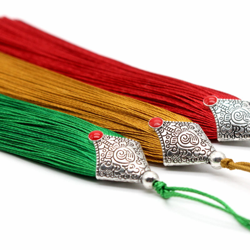 2Gb Zivju mutes pušķis ledus zīda poliestera metāla vāciņš grāmatzīme piekarināma auss diy rotaslietas dekorēšanas piederumi ķīniešu mezglu pušķis