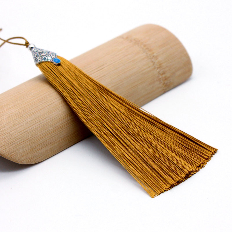 2Gb Zivju mutes pušķis ledus zīda poliestera metāla vāciņš grāmatzīme piekarināma auss diy rotaslietas dekorēšanas piederumi ķīniešu mezglu pušķis