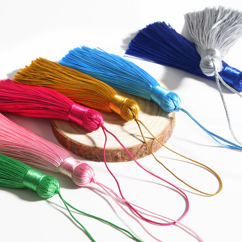 2gab poliestera zīda pušķis bārkstis 16cm kokvilnas pušķi Mājas kāzu dekorēšanai DIY šūšanas aizkari Aksesuāri