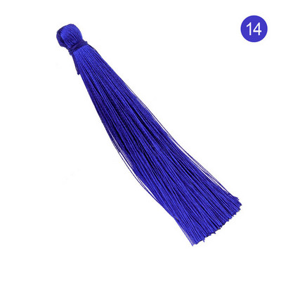 20db/tétel Szín 9cm Bojt Barkácsolás Poliészter Bojt ékszerekhez Fülbevaló Kiegészítők Kézzel készített könyvjelzőhöz Hosszú selyem bojt