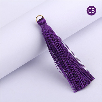 50db 6,5cm poliészter szövet bojt barkács medál ékszer karkötő kulcstartó bojt vágási folyamat bojtvarrás kiegészítők