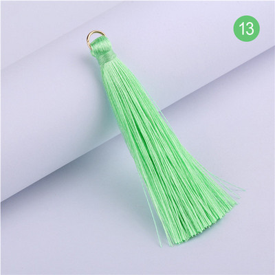 50db 6,5cm poliészter szövet bojt barkács medál ékszer karkötő kulcstartó bojt vágási folyamat bojtvarrás kiegészítők