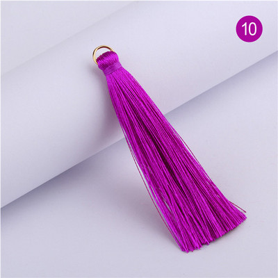 50db 6,5cm poliészter szövet bojt barkács medál ékszer karkötő kulcstartó bojt vágási folyamat bojtvarrás kiegészítők