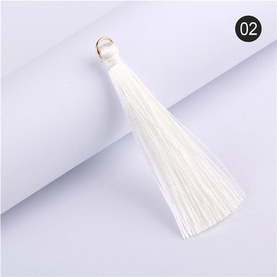 50db 6,5cm poliészter szövet bojt barkács medál ékszer karkötő kulcstartó bojt vágási folyamat bojtvarrás kiegészítők