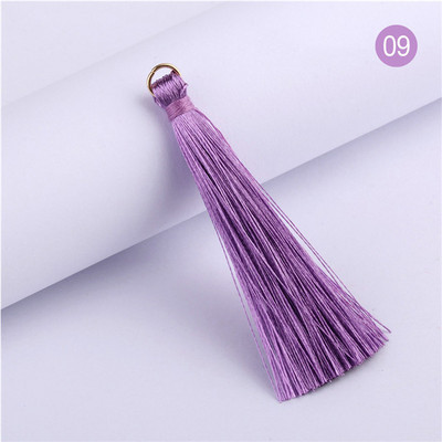 50db 6,5cm poliészter szövet bojt barkács medál ékszer karkötő kulcstartó bojt vágási folyamat bojtvarrás kiegészítők