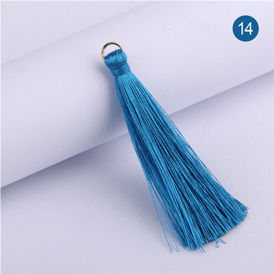 50db 6,5cm poliészter szövet bojt barkács medál ékszer karkötő kulcstartó bojt vágási folyamat bojtvarrás kiegészítők