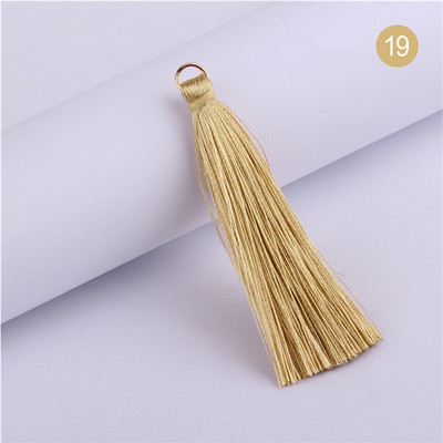 50db 6,5cm poliészter szövet bojt barkács medál ékszer karkötő kulcstartó bojt vágási folyamat bojtvarrás kiegészítők