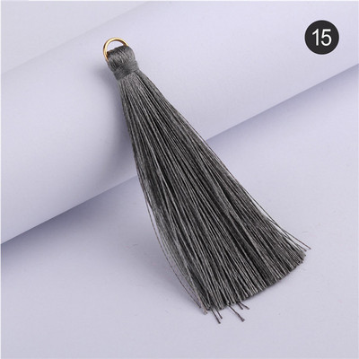 50db 6,5cm poliészter szövet bojt barkács medál ékszer karkötő kulcstartó bojt vágási folyamat bojtvarrás kiegészítők