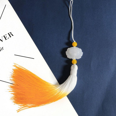 26 cm-es selyem színátmenetes bojt autódíszek Függönyszíj csattartó Ablak díszítő kiegészítők