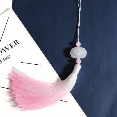 26 cm-es selyem színátmenetes bojt autódíszek Függönyszíj csattartó Ablak díszítő kiegészítők