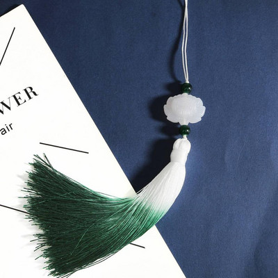 26 cm-es selyem színátmenetes bojt autódíszek Függönyszíj csattartó Ablak díszítő kiegészítők