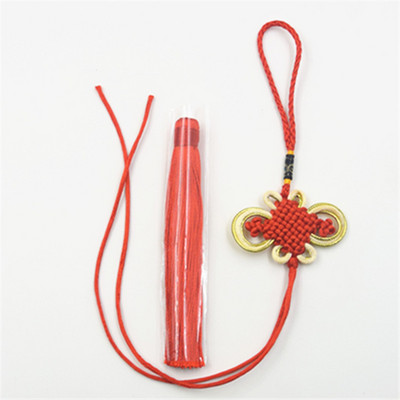 5 gab. Daļēji pabeigti zelta malas ķīniešu mezglu pušķi DIY mājas aizkari Apģērbi Aksesuāri Automašīnu atslēgu piekariņi Kulonu pušķi amatniecībai