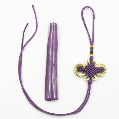 5 gab. Daļēji pabeigti zelta malas ķīniešu mezglu pušķi DIY mājas aizkari Apģērbi Aksesuāri Automašīnu atslēgu piekariņi Kulonu pušķi amatniecībai