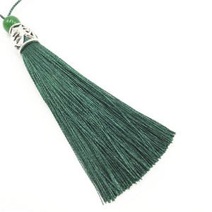 5 db 9 cm-es zöld gyöngyök selyem bojt rojt varrás frufru bojt díszítő dekoratív függöny bojt kézműves ékszerekhez barkácsolt graftkészítés