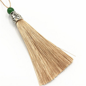 5 db 9 cm-es zöld gyöngyök selyem bojt rojt varrás frufru bojt díszítő dekoratív függöny bojt kézműves ékszerekhez barkácsolt graftkészítés