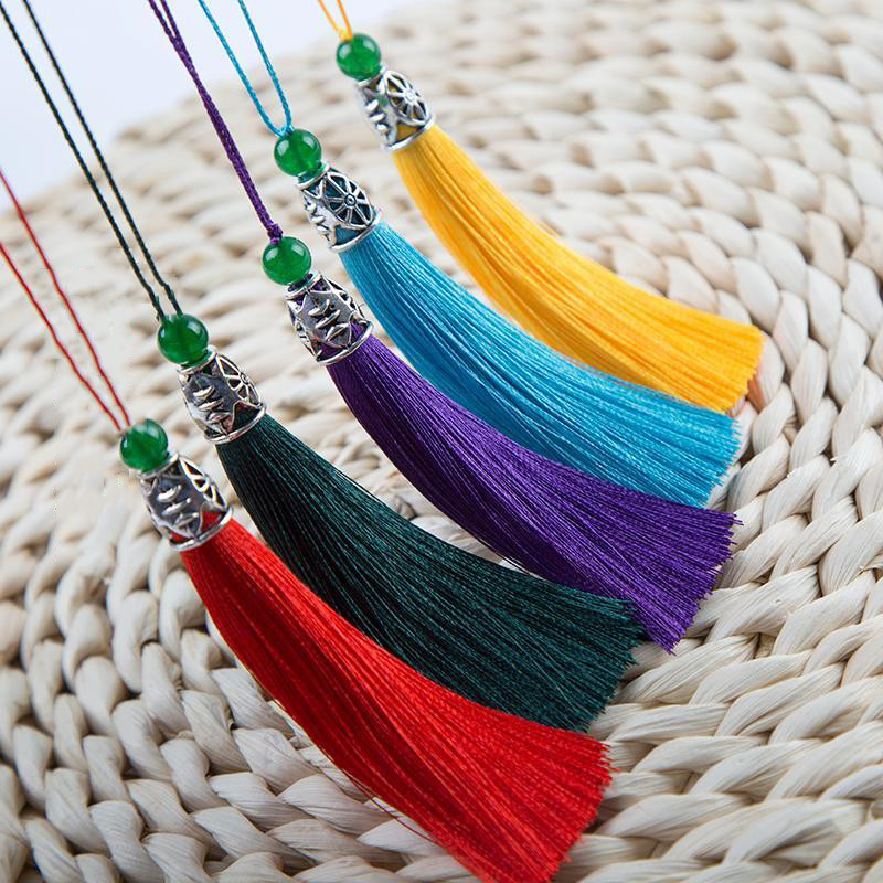 5 db 9 cm-es zöld gyöngyök selyem bojt rojt varrás frufru bojt díszítő dekoratív függöny bojt kézműves ékszerekhez barkácsolt graftkészítés