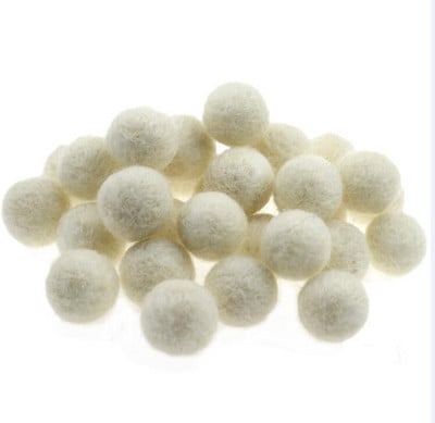 10 gab. Vilnas filca bumba, vītnes, ballīšu dekors, kāzu dekors, bērnu rotaļlietas, jautri mājas dekori.