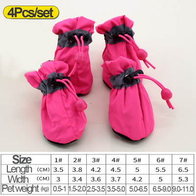 4 kom/set Vodootporne zimske cipele za pse Protuklizne Čizme za kišu i snijeg Debela topla obuća za male mačke Štence Čarape Čizme