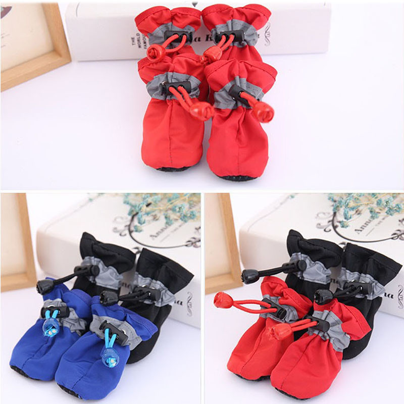 4 kom/set Vodootporne zimske cipele za pse Protuklizne Čizme za kišu i snijeg Debela topla obuća za male mačke Štence Čarape Čizme